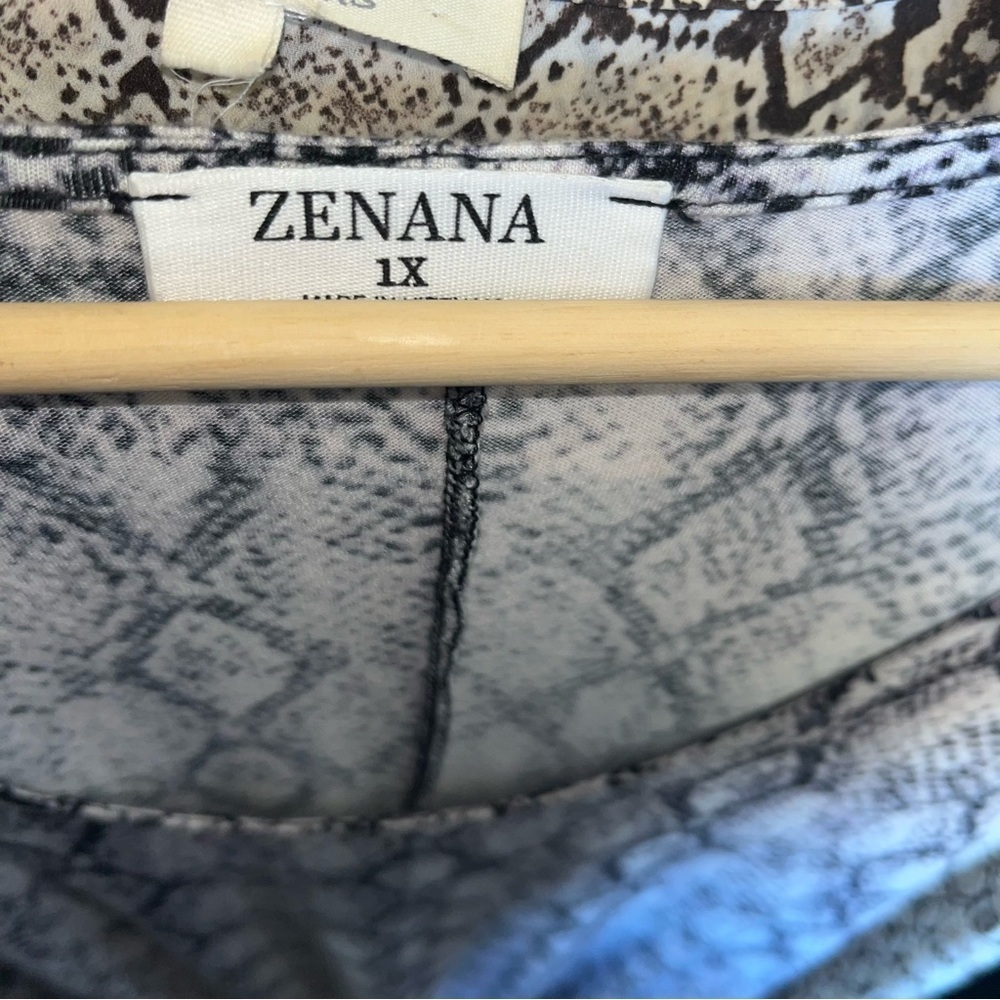 Zenana Snake Skin Flow Tank - Picture 4 of 4